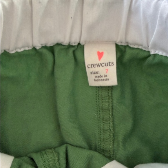 Green Ruffled Crewcuts Shorts - Picture 2 of 3